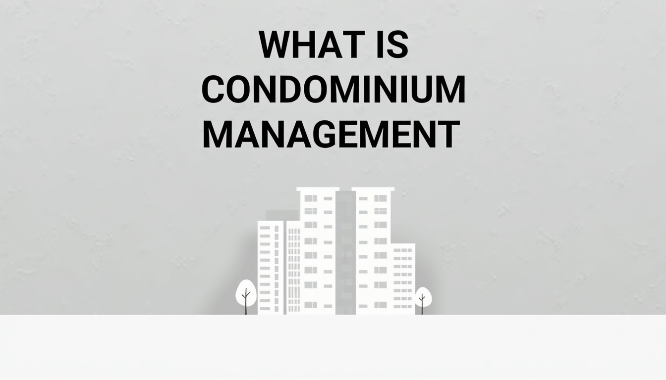 What Is Condominium Management?