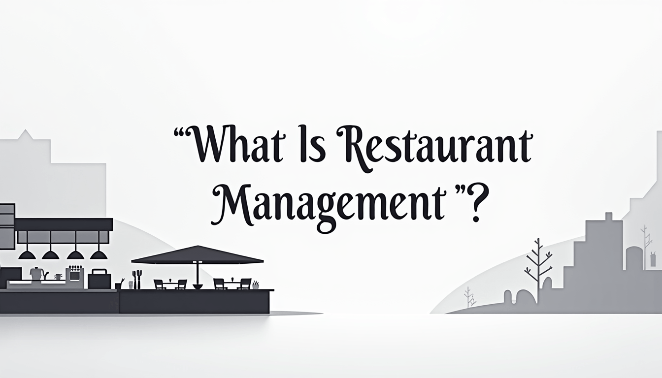 What Is Restaurant Management?